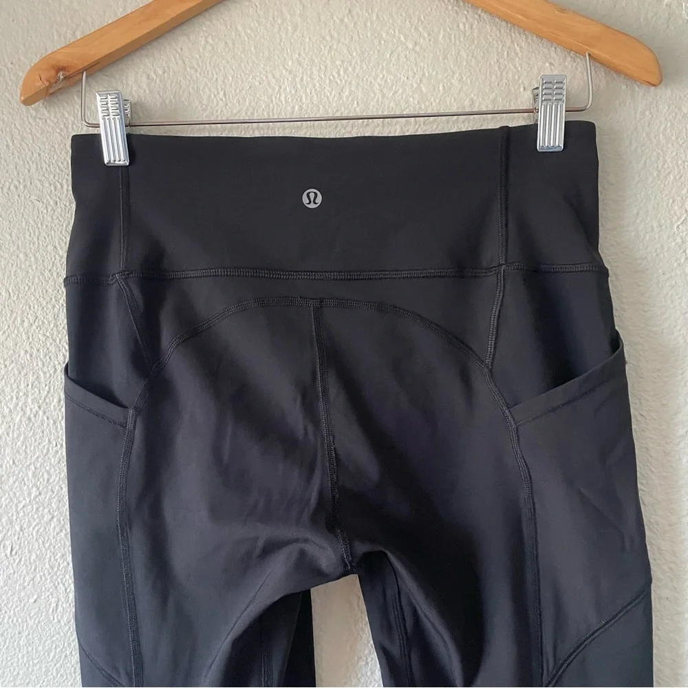 Lululemon All The Right Places Crop II *23" Inseam Women’s 8 Black Pockets - Picture 13 of 16